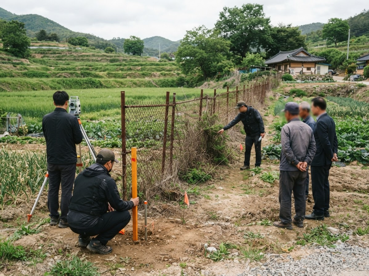 토지경계침범 분쟁, 철거를 요구하기 전에 경계부터 확인해야 합니다.