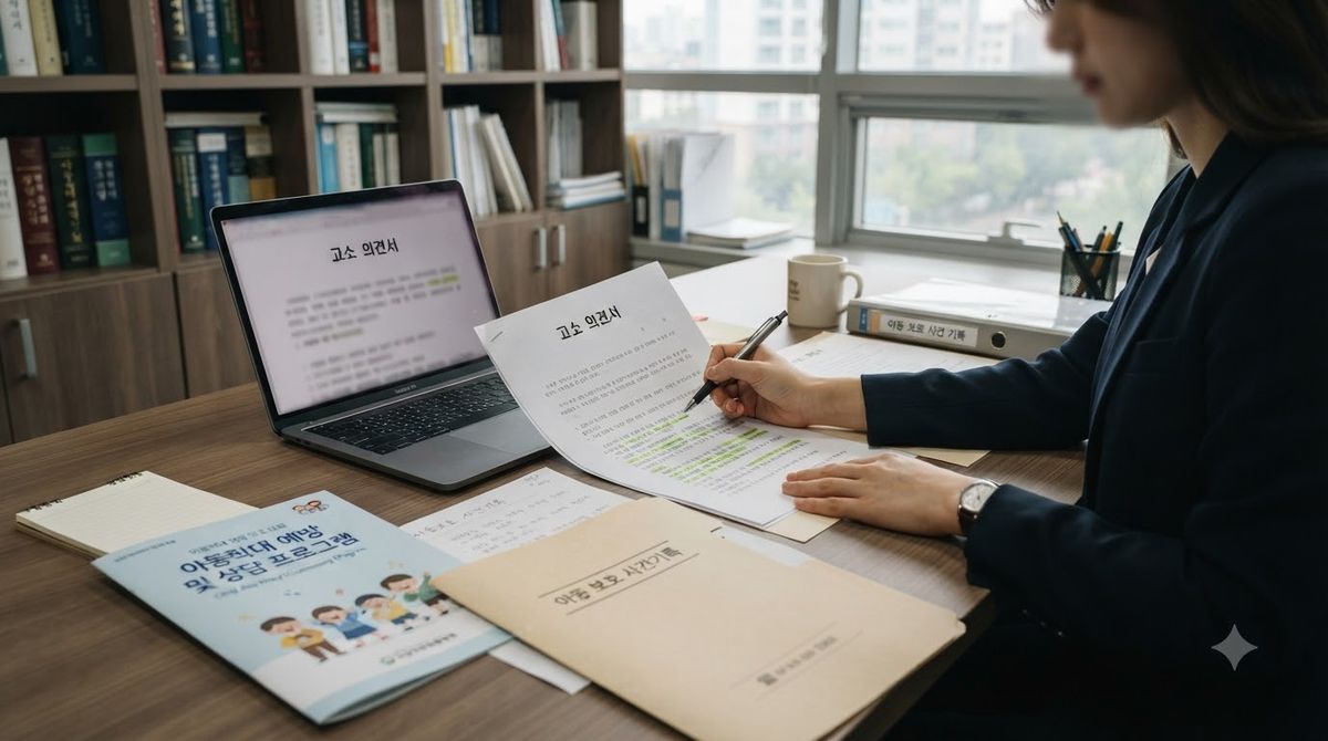 아동학대검찰송치 이후, 재판이 확정된 것이 아니라 처분을 다시 판단하는 단계입니다
