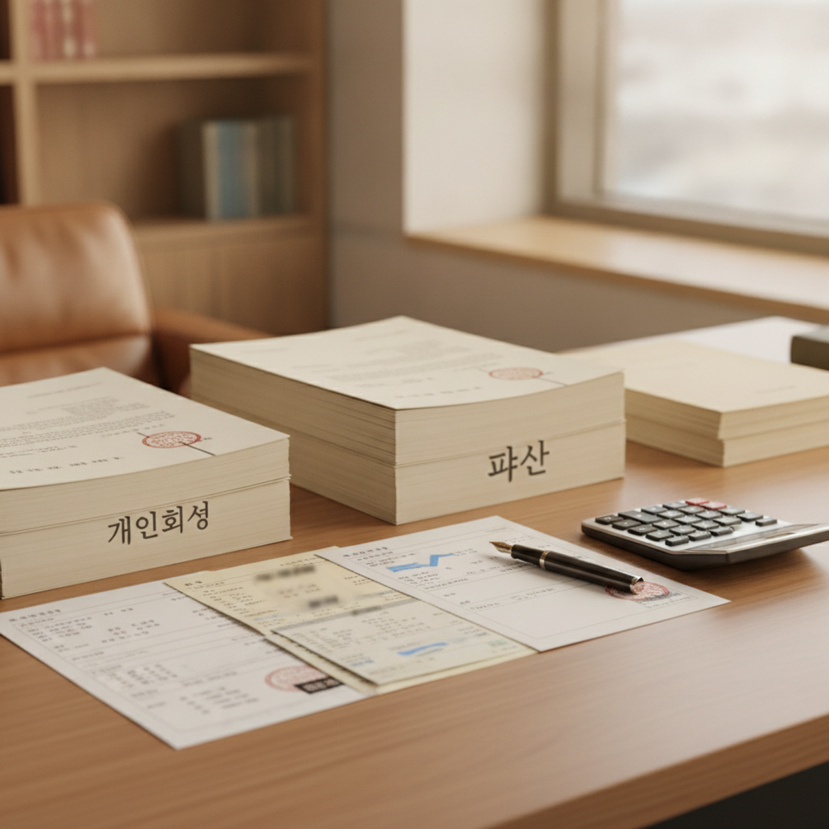 개인회생 vs 파산 관련 이미지