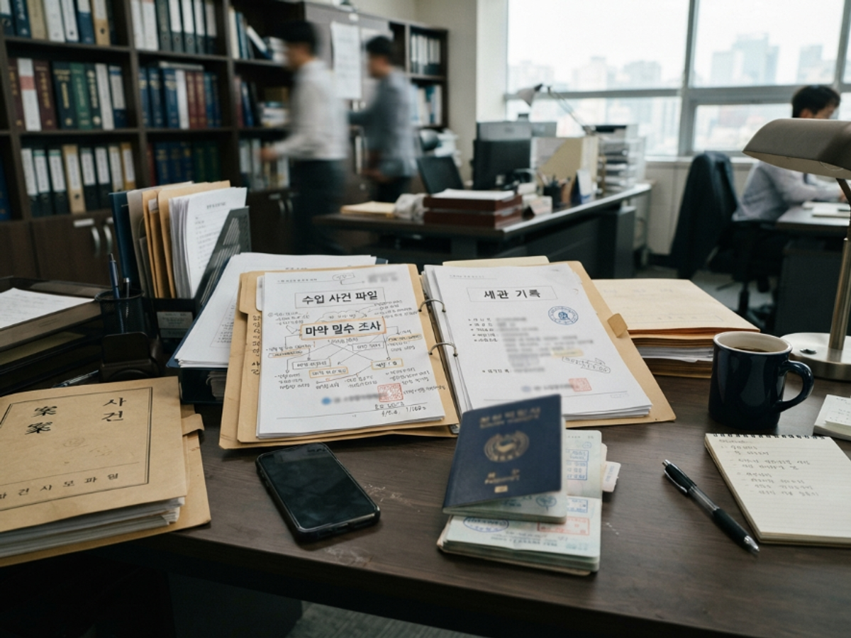 필로폰 밀반입 혐의, 투약하지 않았어도 중한 수사가 시작될 수 있습니다.