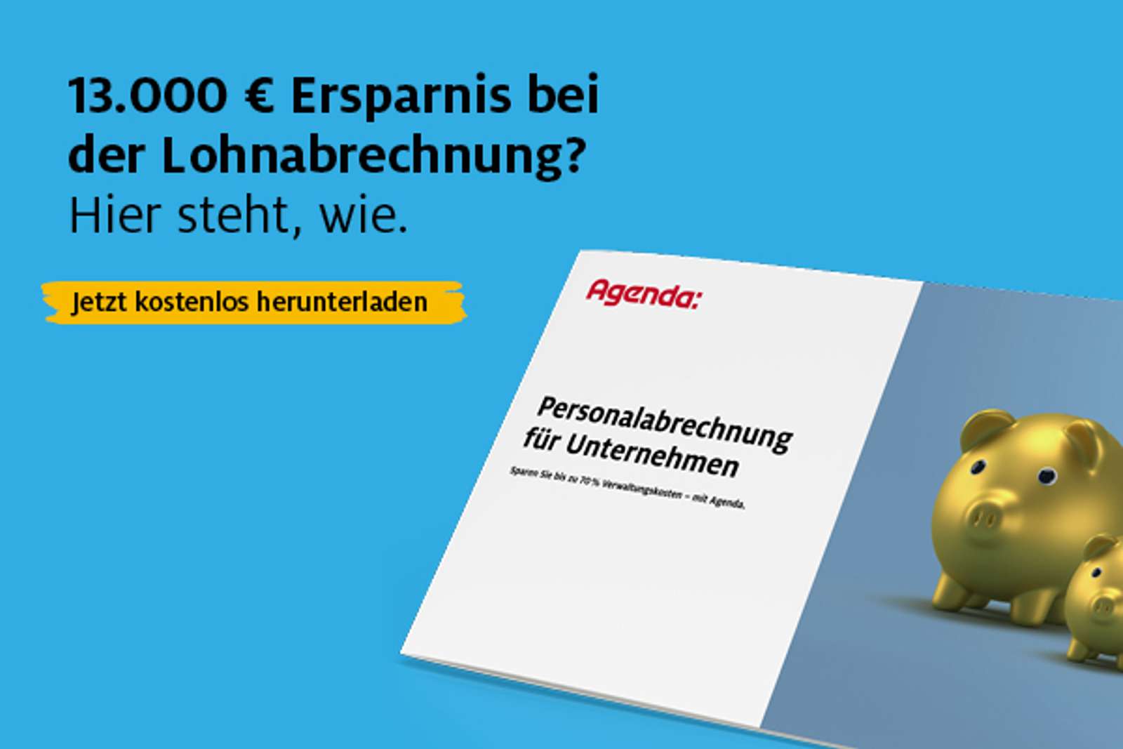 13.000 € sparen bei der Lohnabrechnung? Jetzt nachrechnen.