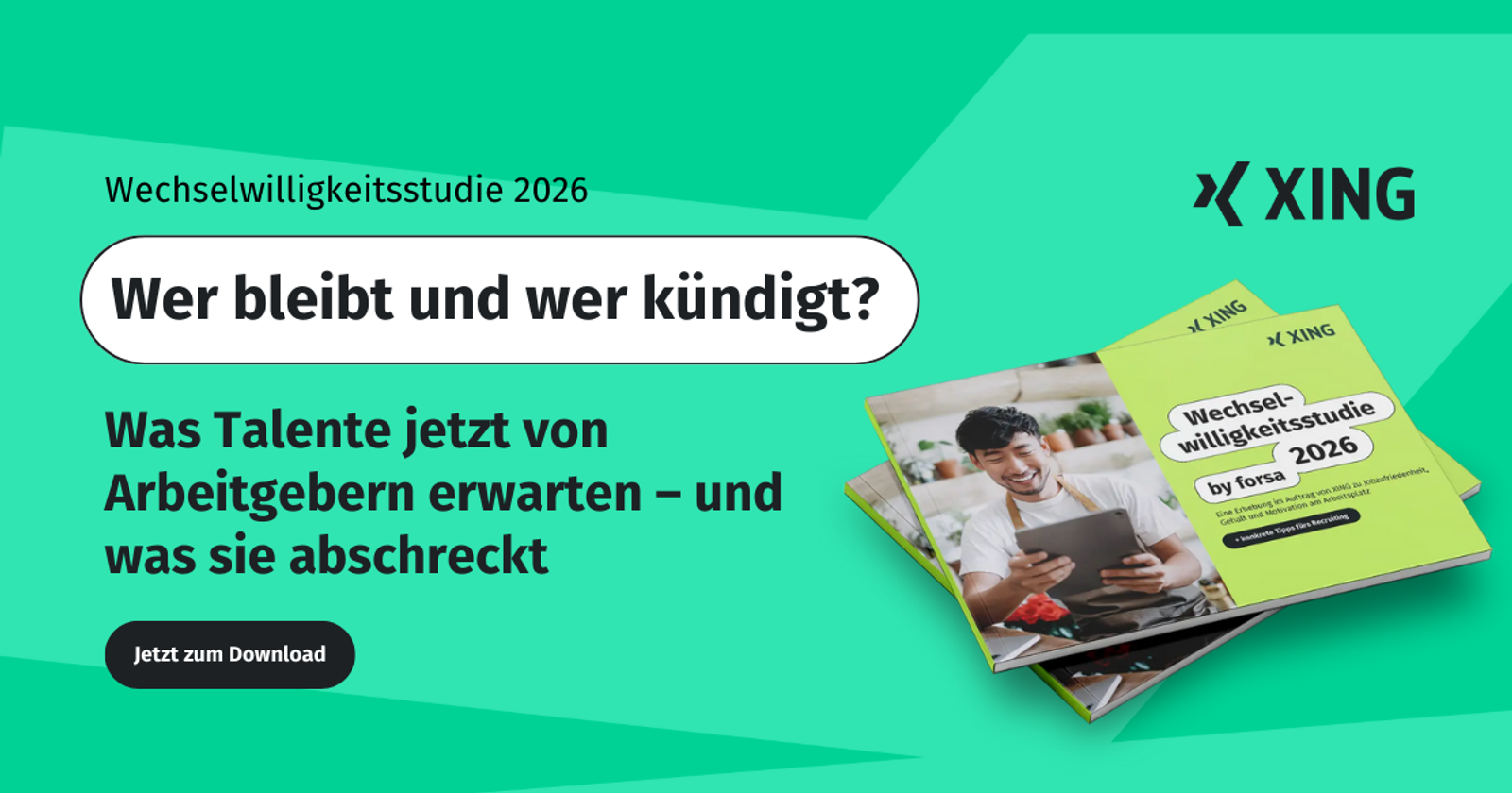 Die große XING Studie zur Jobwechsel-Bereitschaft