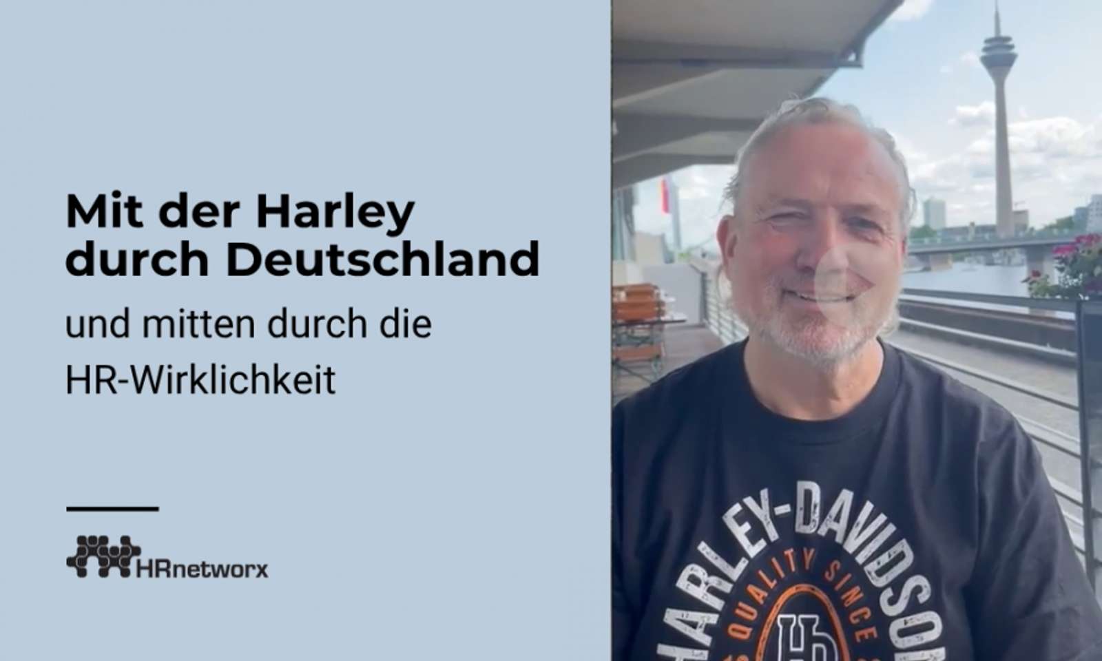 Mit der Harley durch Deutschland – und mitten durch die HR-Wirklichkeit