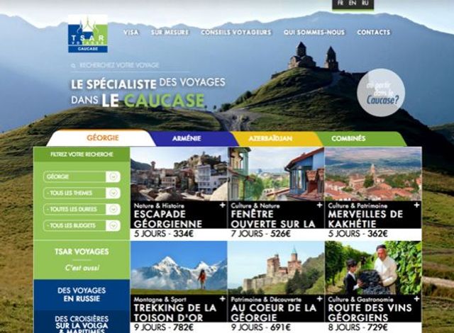 Tsar Voyages Caucase