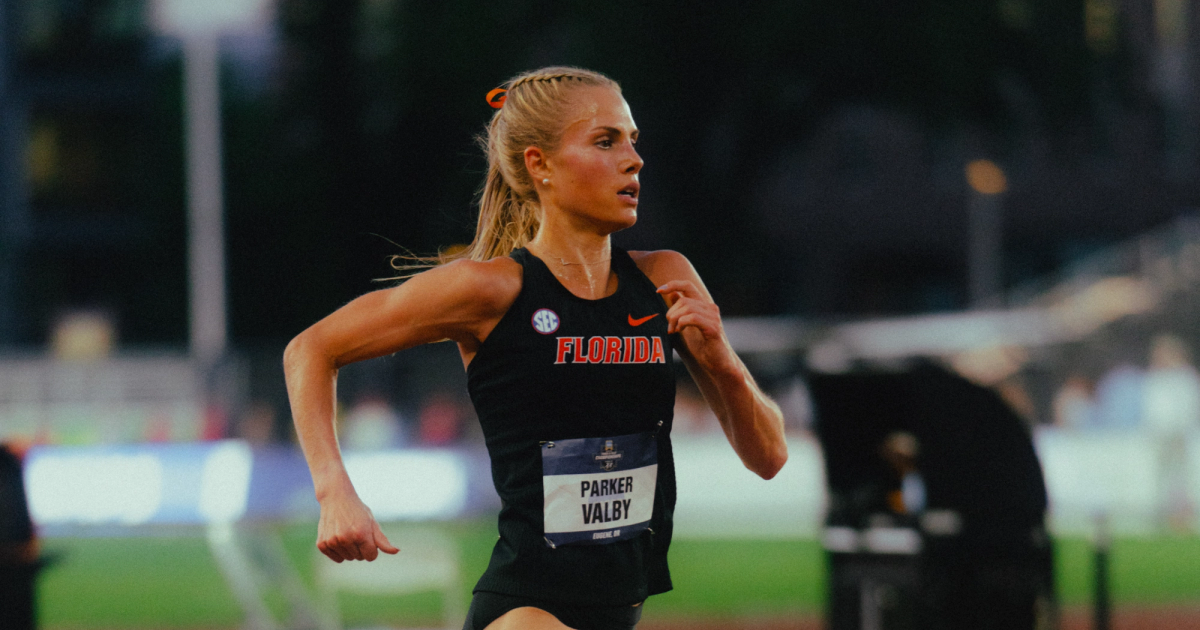 Parker Valby's Spiked Vaporflys At The NCAA Championships 10,000m