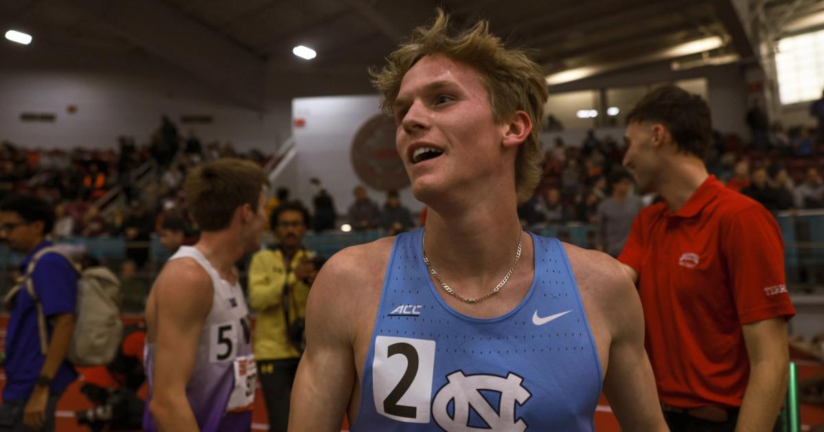 Ethan Strand, NCAA 3000m Record