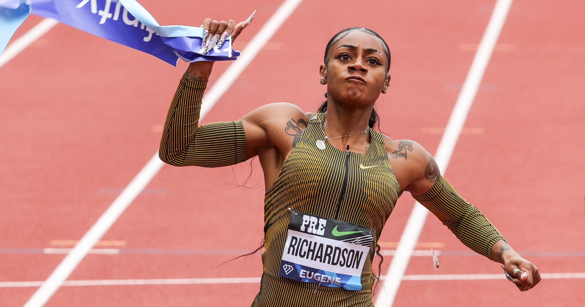 Sha'Carri Richardson at the 2024 Prefontaine Classic