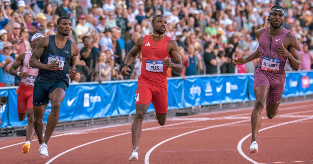 Noah Lyles, 2024 U.S. Olympic Trials 100m Final