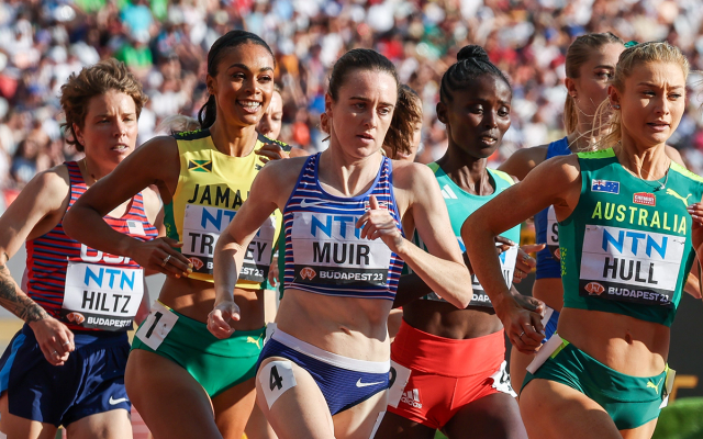 Laura Muir at the 2023 World Athletics Championships.