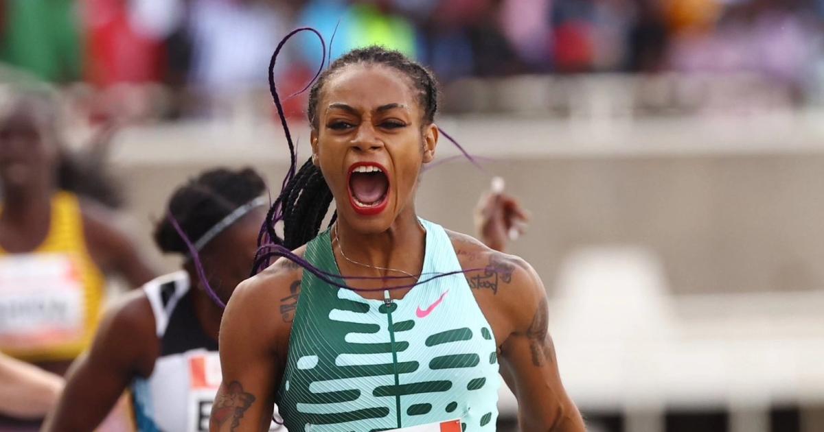 Sha'Carri Richardson cruises to victory in the 200m at the Kip Keino Classic in 22.07s