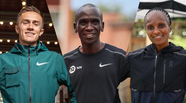 Conner Mantz, Eliud Kipchoge and Hellen Obiri are among the top elite runners competing at the 2023 Boston Marathon.