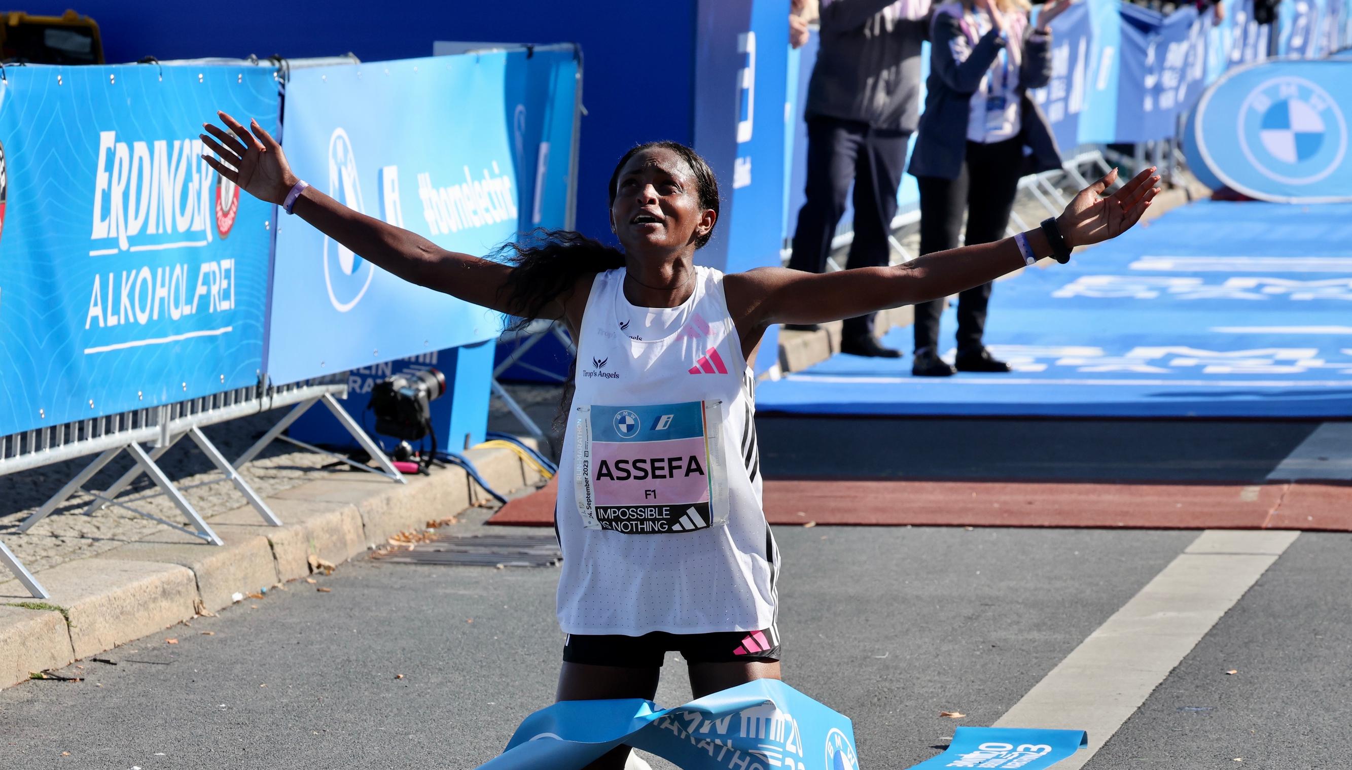 Tigist Assefa - 2023 Berlin Marathon 