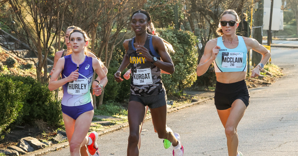 Emma Grace Hurley, Ednah Kurgat, Jess McClain 