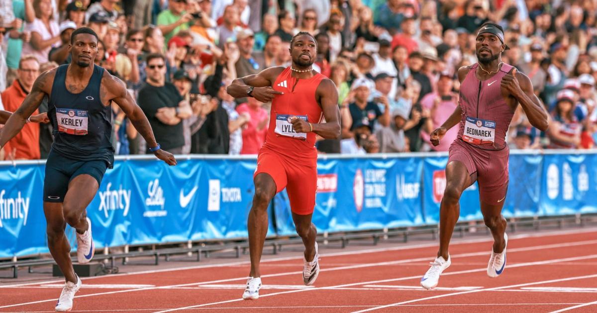Men's 100m - U.S. Olympics Trials
