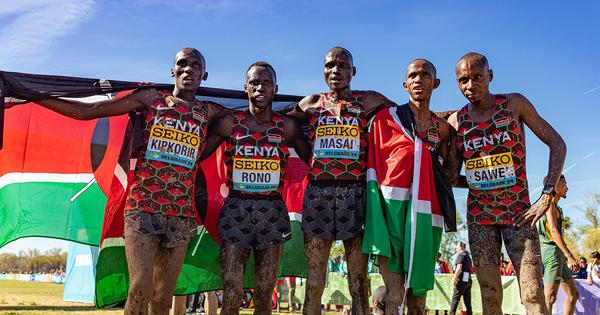 Kenya repeats as the Men's World Cross County Team Champions in 2024.