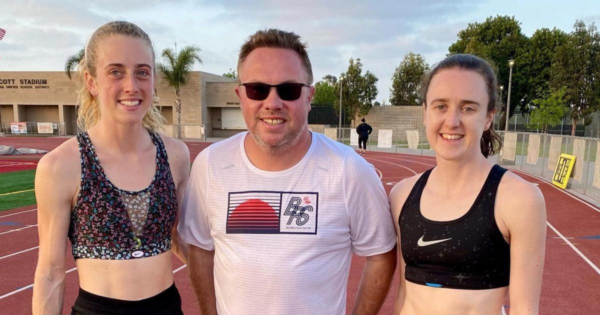 Jemma Reekie, Andy Young and Laura Muir