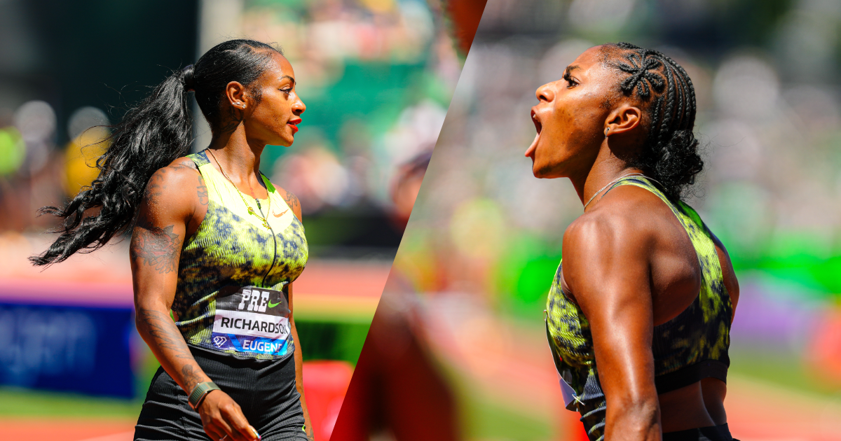 ディヴァインクロスSECアンジェラとサティとティリカとエリザベスCHAMPION Melissa Jefferson-Wooden, Sha'Carri Richardson, And The Golden Age