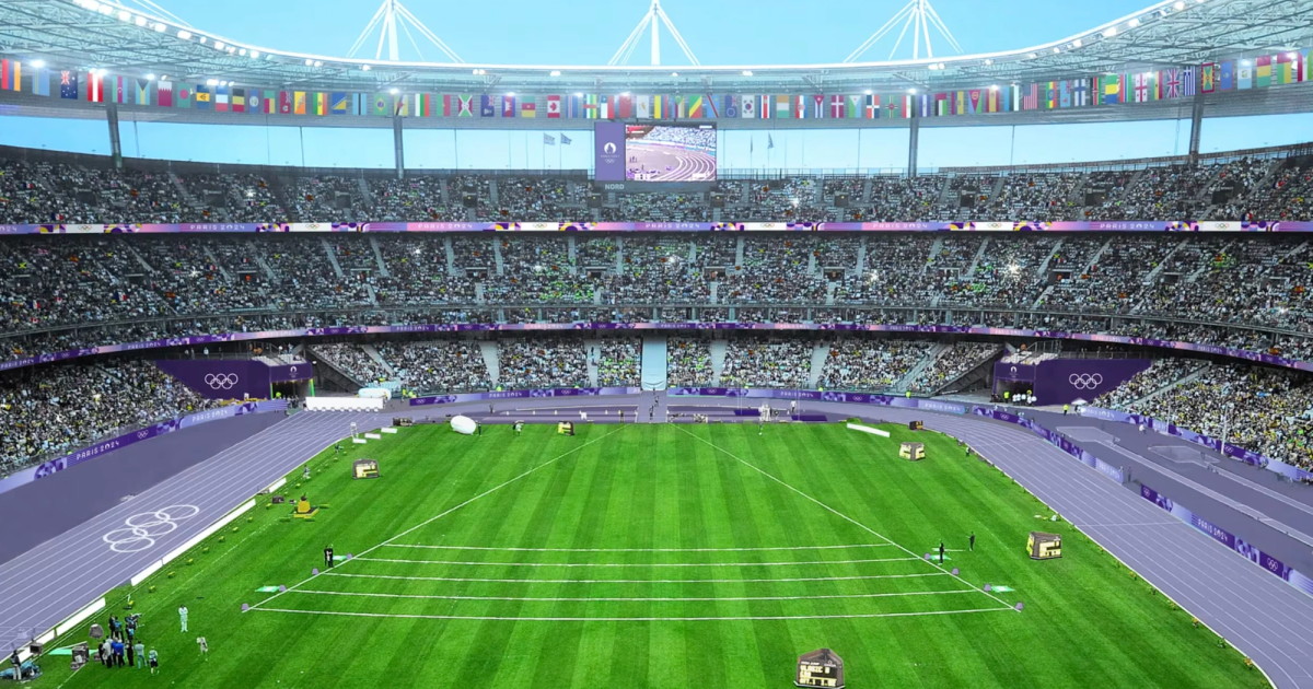 Stade de France’s brand-new track
