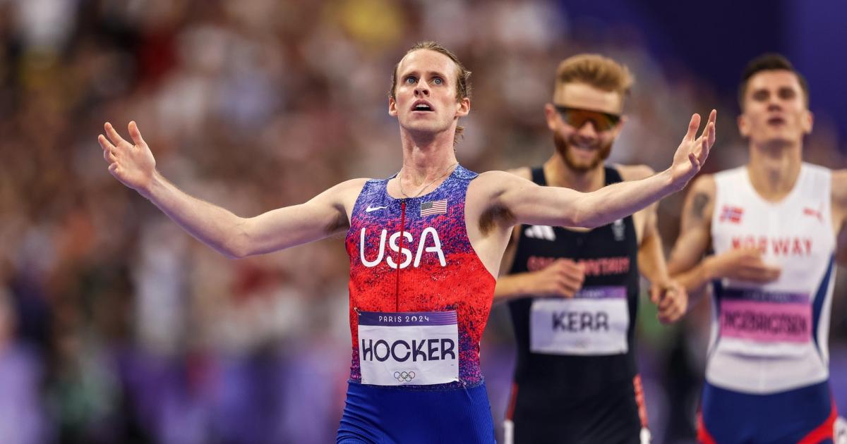 Cole Hocker, 1500m Olympic Champion