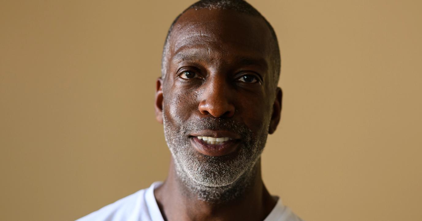 Michael Johnson at CITIUS MAG House in Eugene, Oregon in July 2022.