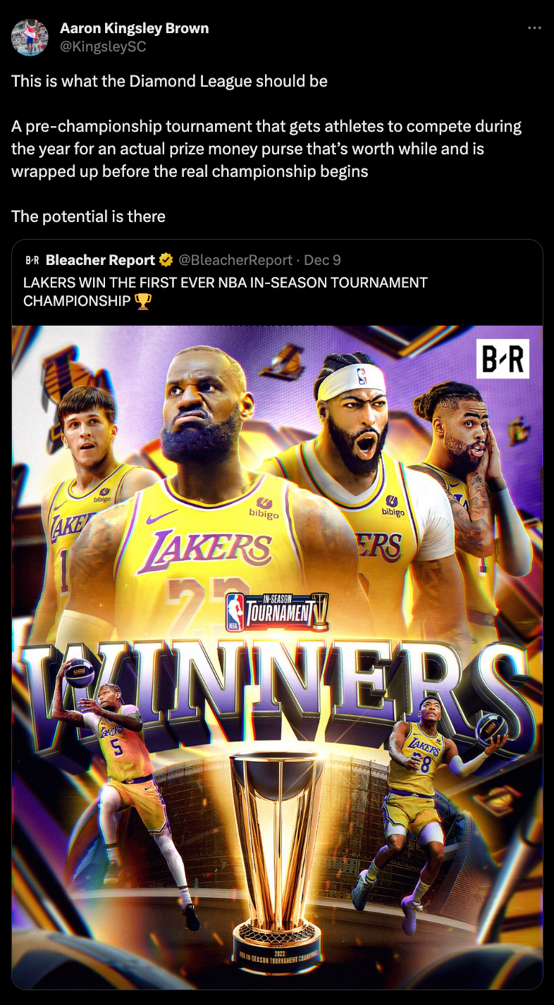 Aaron Brown Tweet