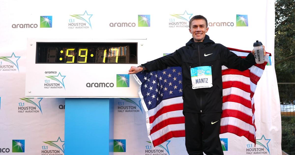 Conner Mantz Half Marathon American Record