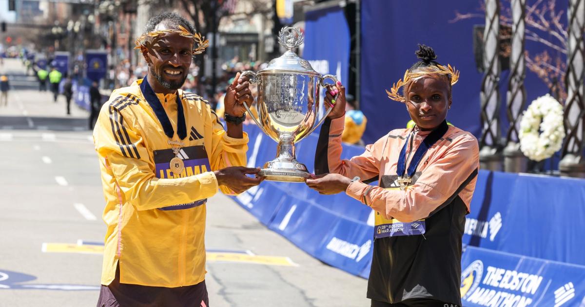 Sisay Lemma, Hellen Obiri, 2024 Boston Marathon champions