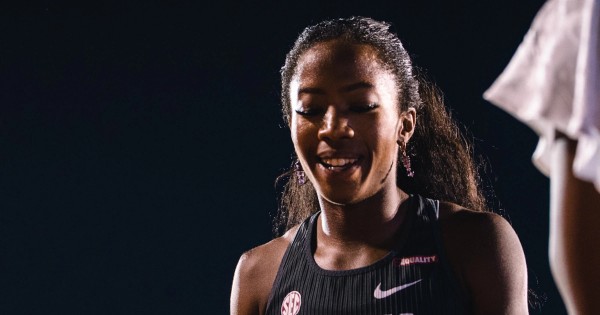 Britton Wilson at the 2023 NCAA Outdoor Track and Field Championships.