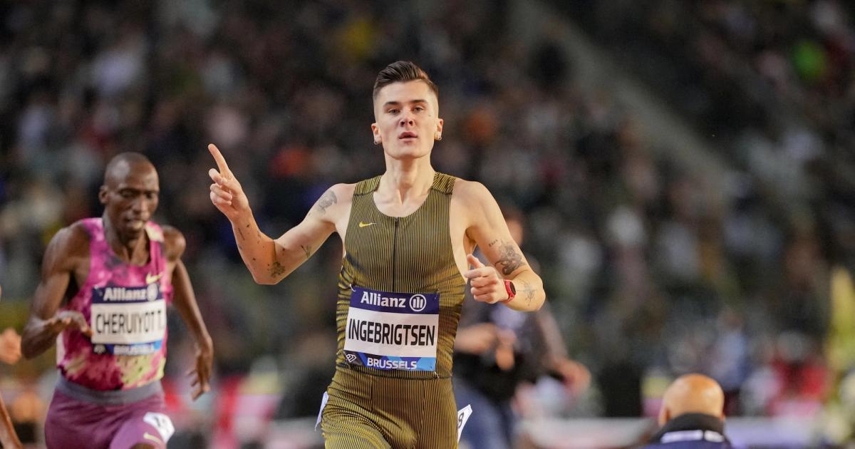 Jakob Ingebrigtsen, 2024 Brussels Diamond League 1500m 