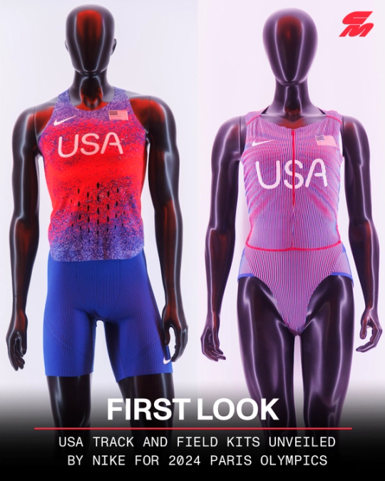 USA Track and Field Kits Unveiled By Nike For 2024 Paris Olympics