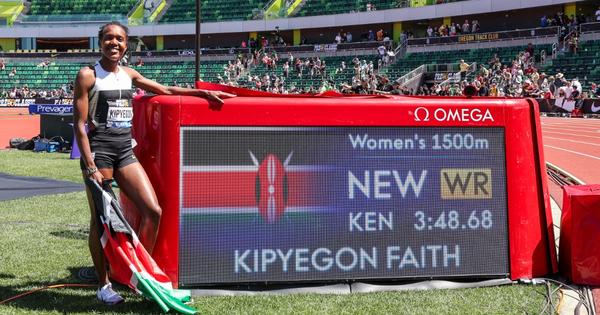 Faith Kipyegon, 2025 Prefontaine Classic 1500m World Record
