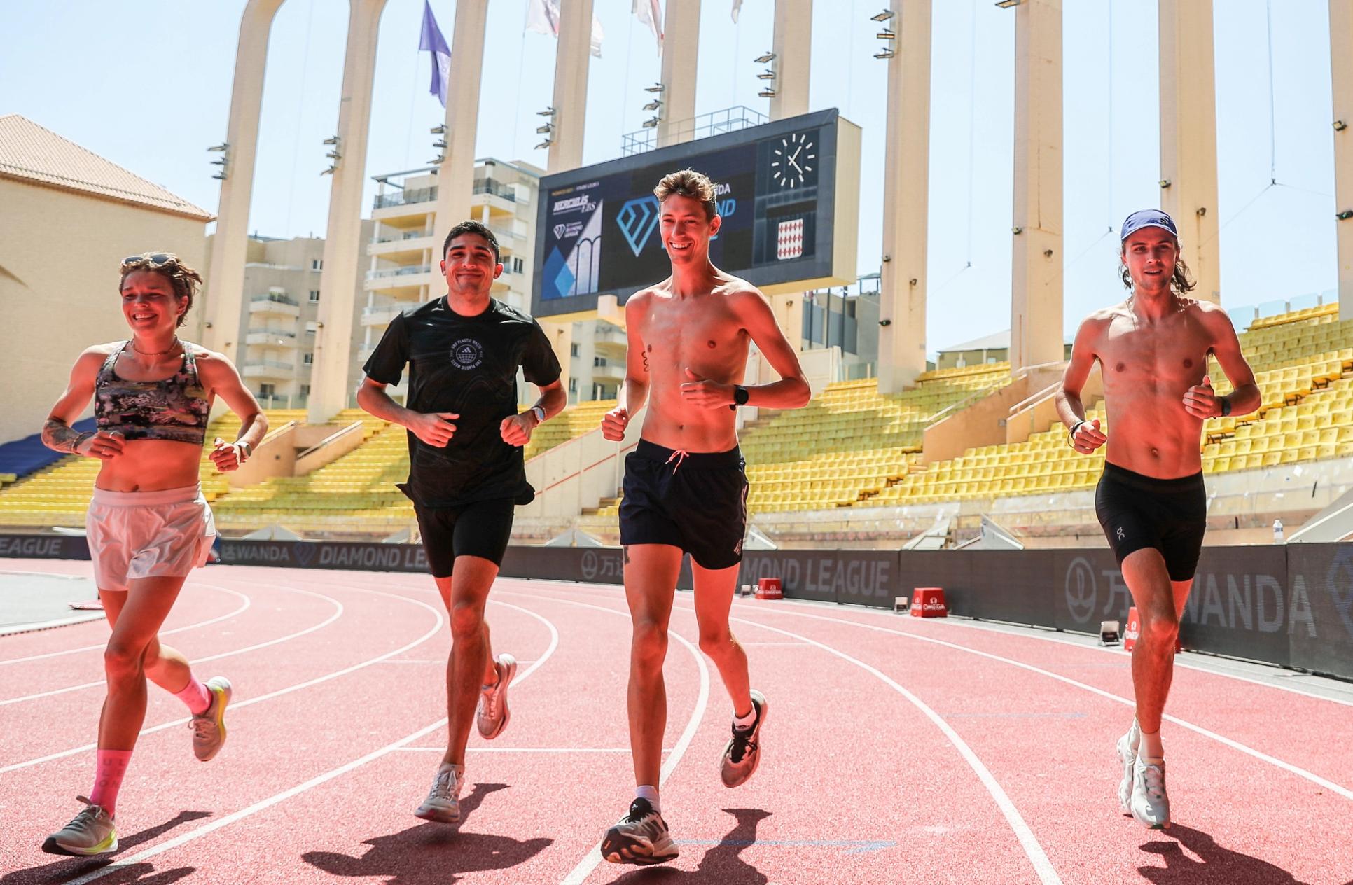 Hiltz, Hoppel, Ferlic, Beamish - Monaco Diamond League