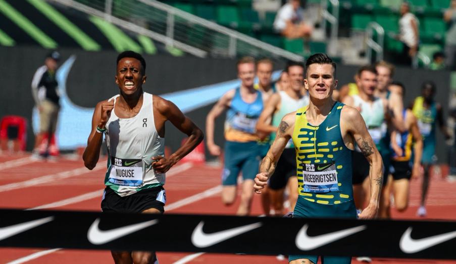 Jakob Ingebrigtsen And Yared Nuguse - Prefontaine Classic