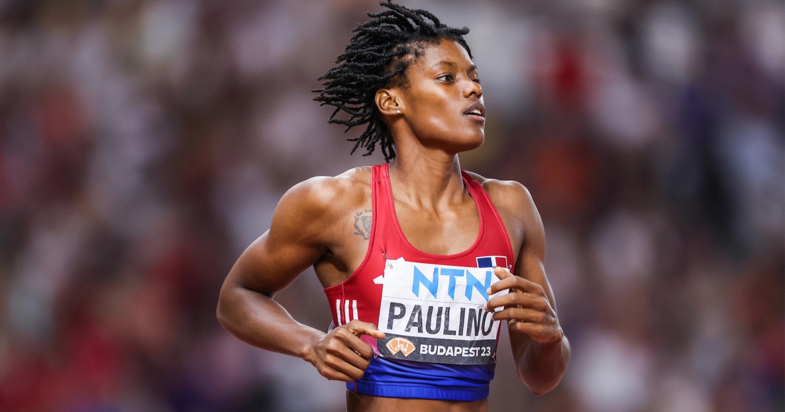 Marileidy Paulino at the 2023 World Athletics Outdoor Championships.