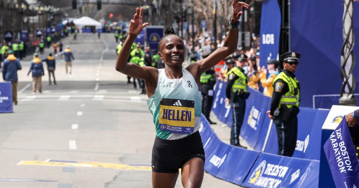 Hellen Obiri, Boston Marathon 