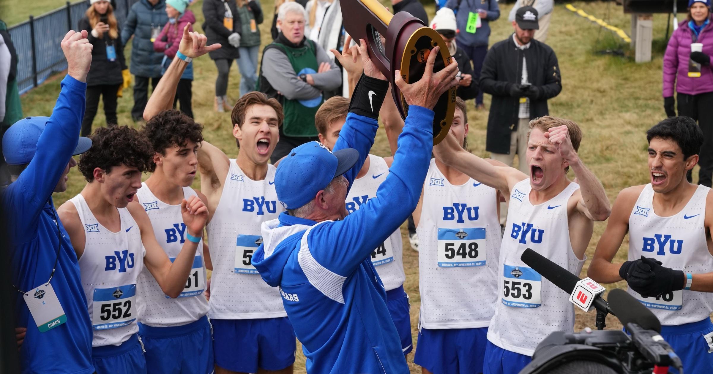 BYU Coach Ed Eystone After Winning The 2024 NCAA XC Championships Men’s ...