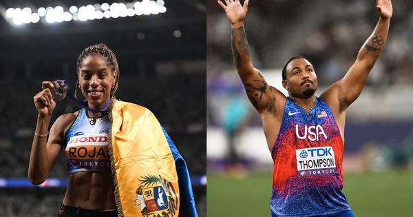 Yulimar Rojas & Curtis Thompson | Photos by Justin Britton / @justinbritton