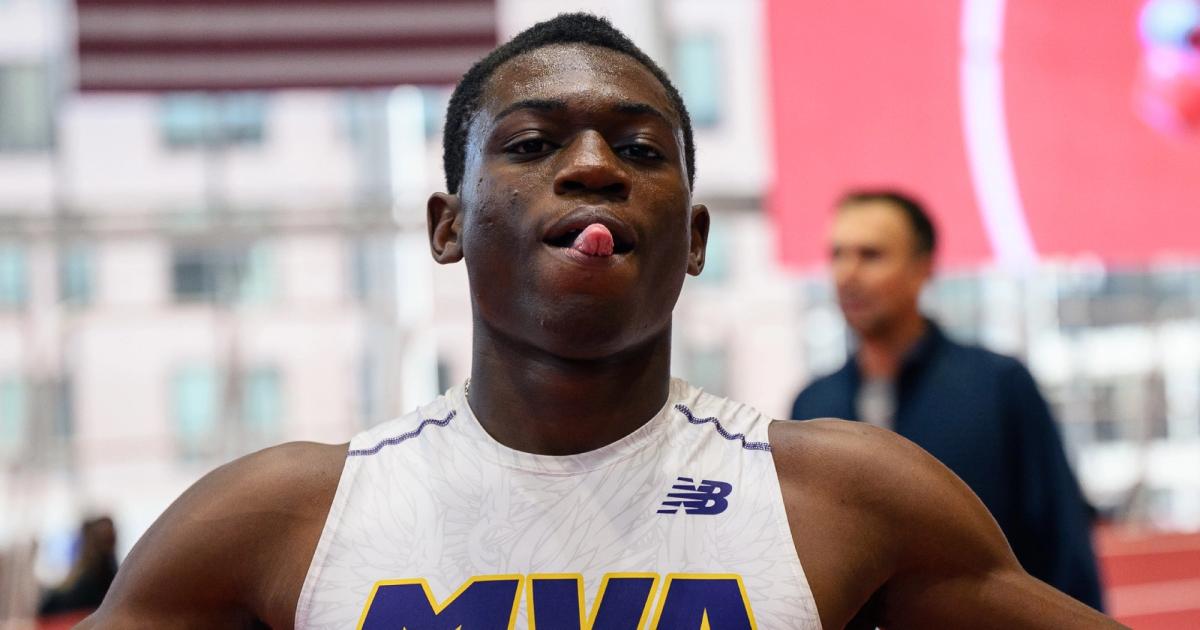 Issam Asinga captivated the country's attention with his 60m and 200m victory at New Balance Nationals.