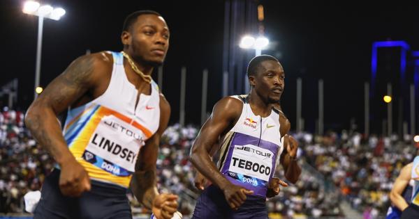 Letsile Tebogo, Courtney Lindsey, 2025 Doha Diamond League