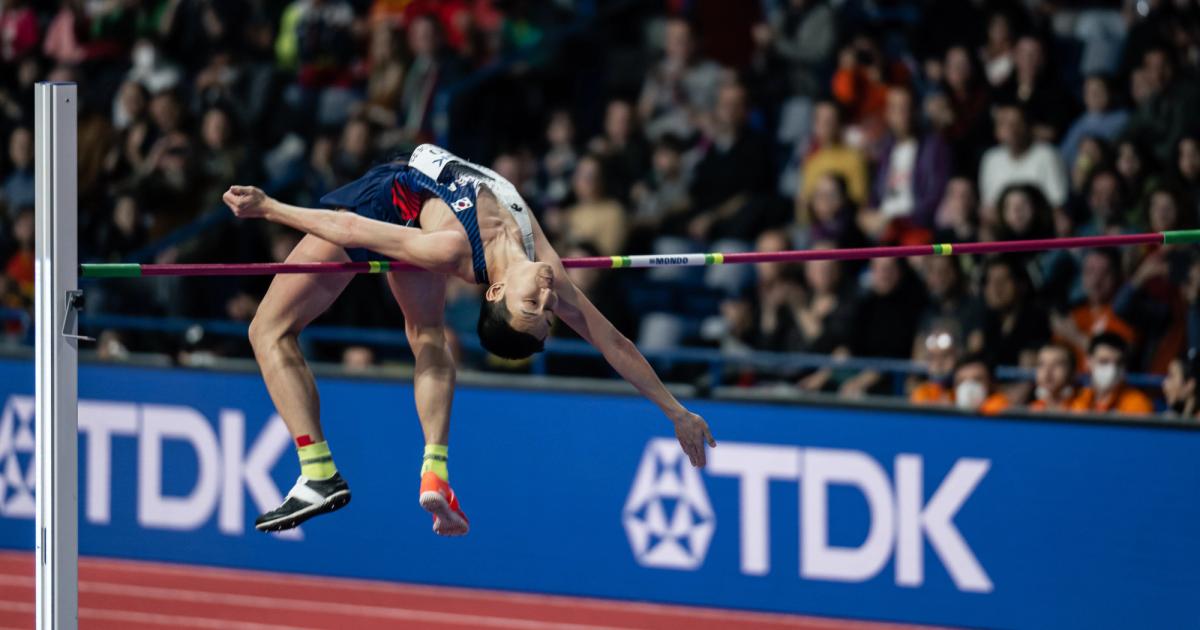 South Korea's Woo Sang-hyeok soared to victory at the 2022 World Indoor Championships in Belgrade, Serbia and returns to defend his title in Glasgow.