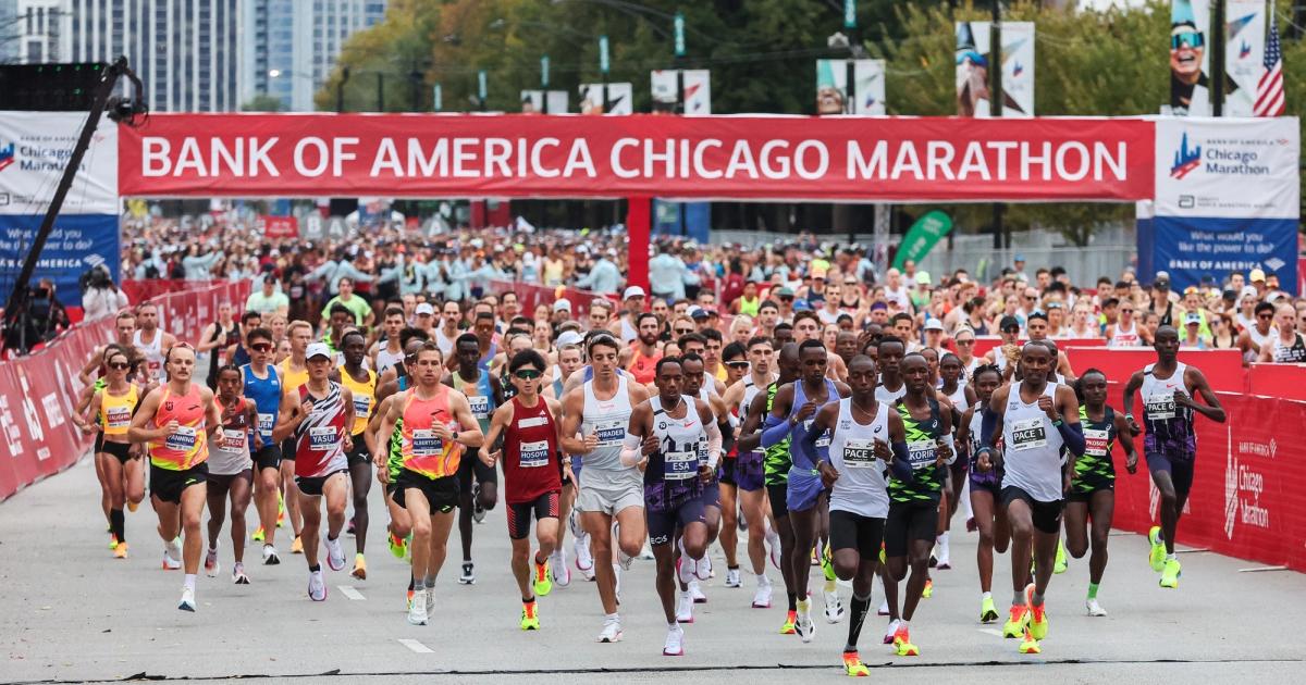 2024 Chicago Marthon Starting Line