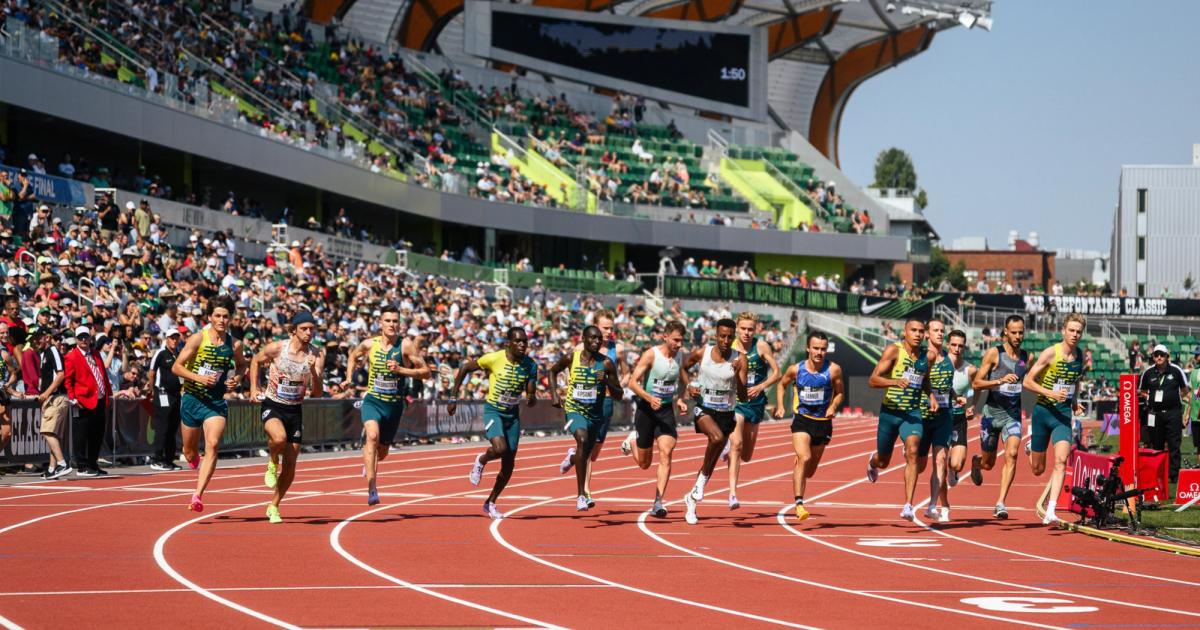The Bowerman Mile at the 2023 Prefontaine Classic.