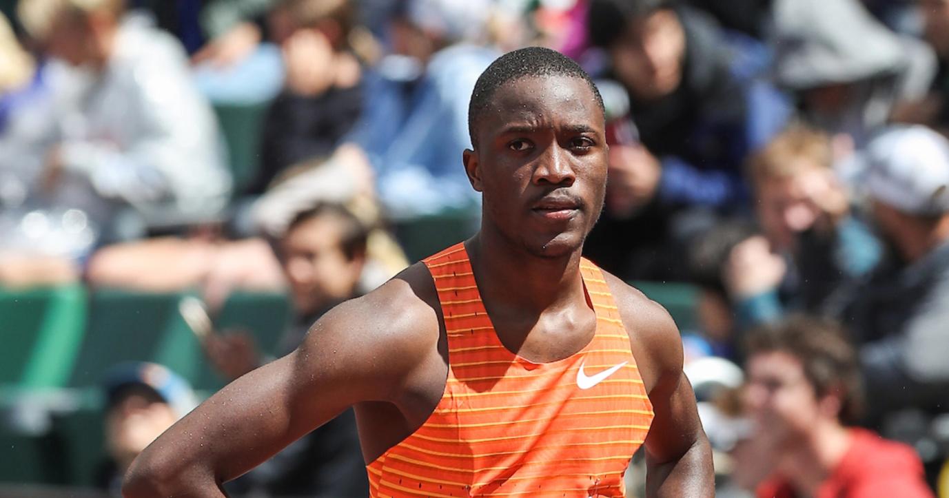 Letsile Tebogo at the 2022 Prefontaine Classic