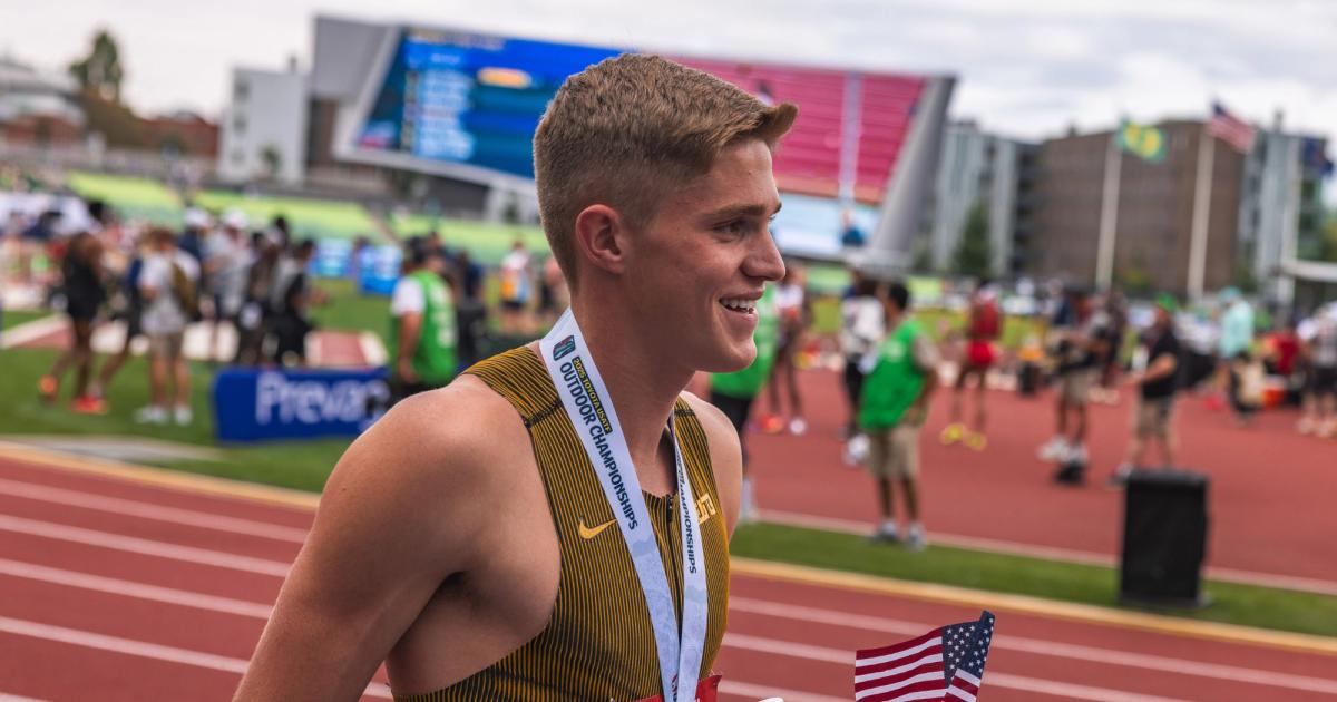 Cooper Lutkenhaus at the 2025 USATF Outdoor Track and Field Championships