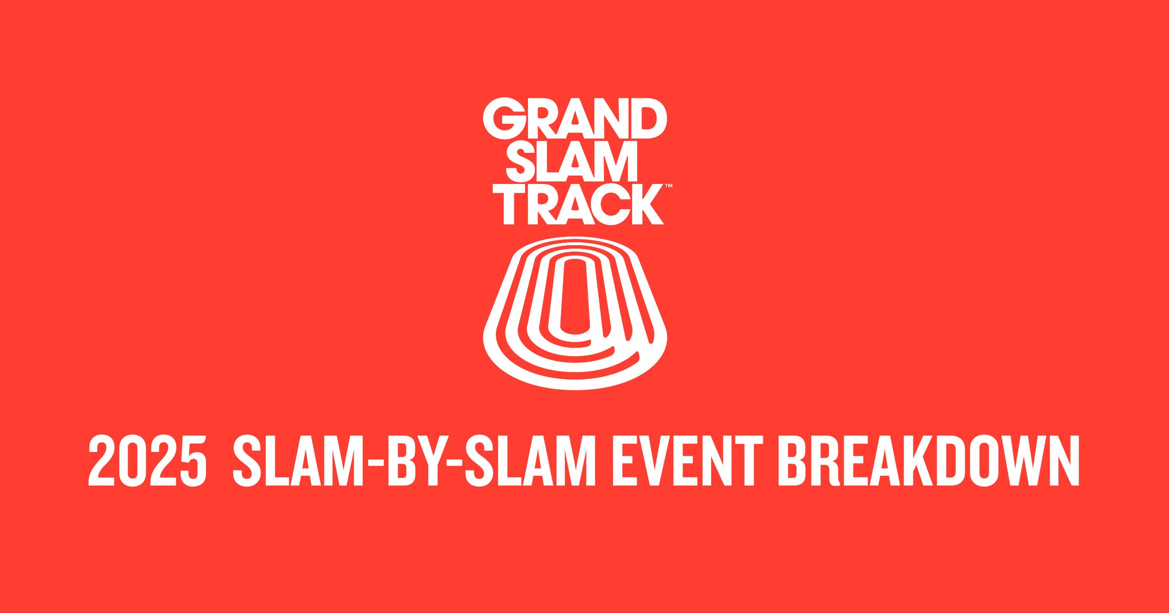 Grand Slam Track 2025 Schedule DayByDay Events Breakdown For