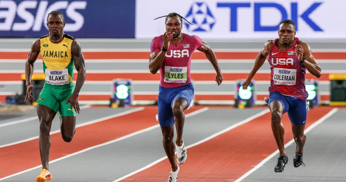 Noah Lyles, Christian Coleman, Ackeem Blake