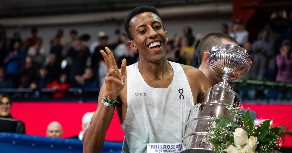 Yared Nuguse, 2024 Millrose Games