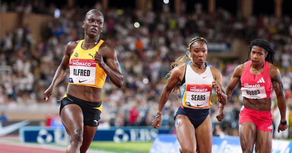 Julien Alfred | Photo courtesy Diamond League AG