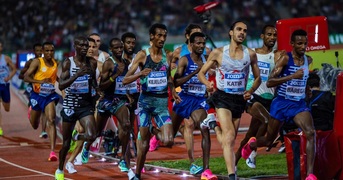 The Florence Diamond League men's 5000 meters was loaded with talent.