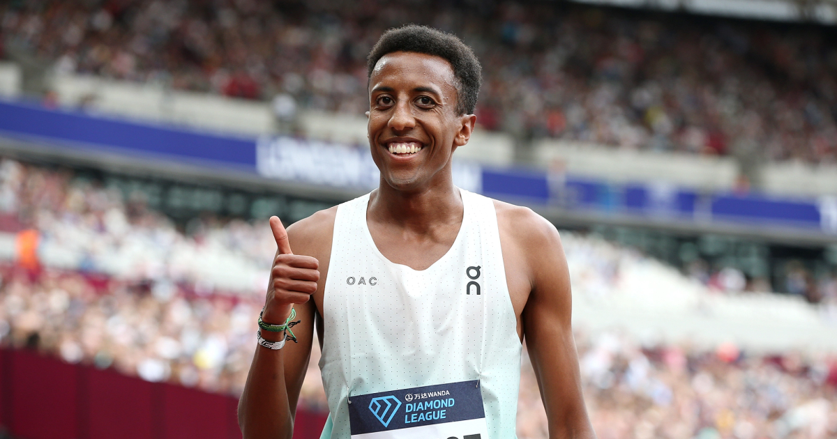 U.S. 1500m Yared Nuguse Gets First Diamond League Victory In London